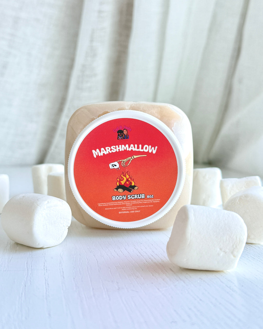 Marshmallow Cleansing Body Scrub | Shea Butter + Pumpkin Seed Oil