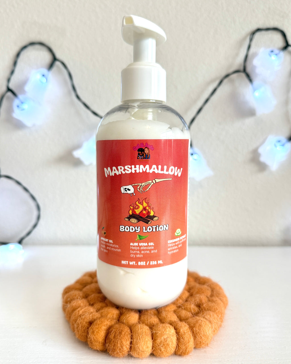 Marshmallow Body Lotion | Shea Butter + Apricot Oil + Aloe Vera