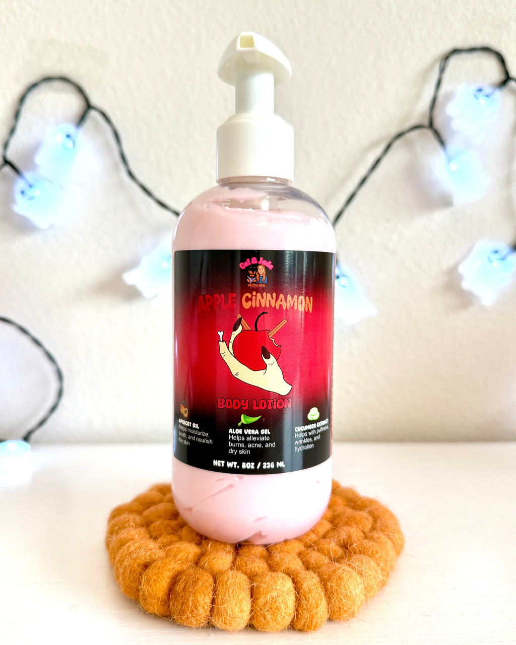 Apple Cinnamon Body Lotion | Shea Butter + Apricot Oil + Aloe Vera