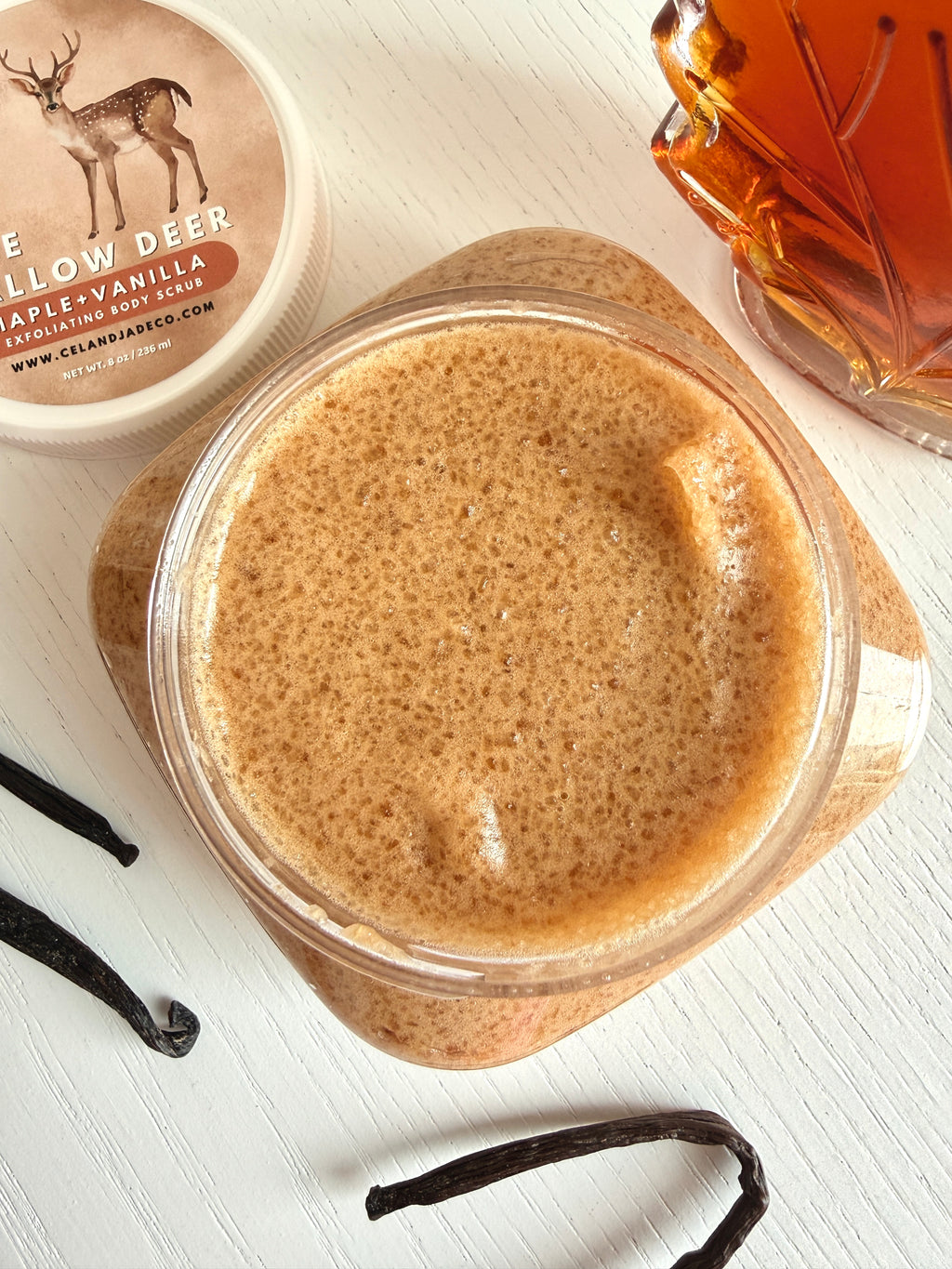Maple Vanilla Exfoliating Body Scrub | Shea Butter + Pumpkin Seed Oil