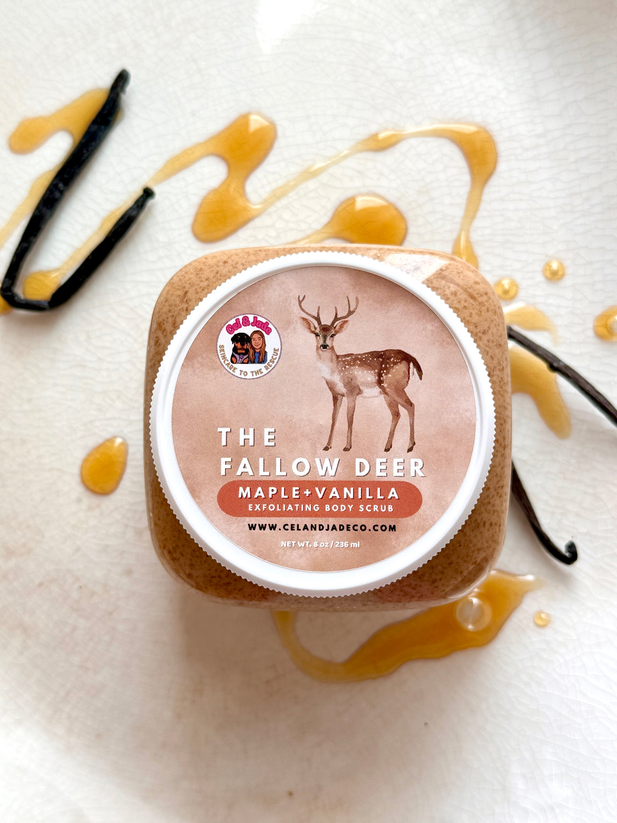 Maple Vanilla Exfoliating Body Scrub | Shea Butter + Pumpkin Seed Oil